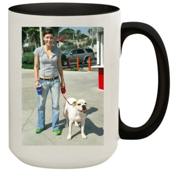 Jessica Biel 15oz Colored Inner & Handle Mug