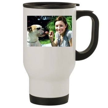 Jessica Biel Stainless Steel Travel Mug