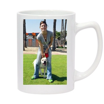 Jessica Biel 14oz White Statesman Mug