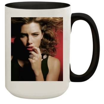 Jessica Biel 15oz Colored Inner & Handle Mug