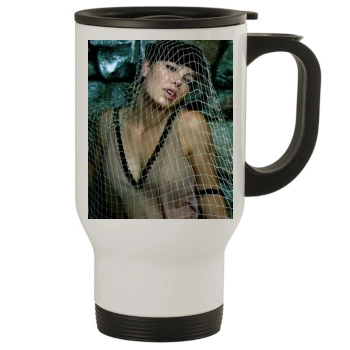 Jessica Biel Stainless Steel Travel Mug