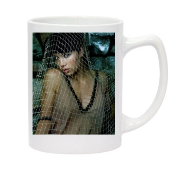 Jessica Biel 14oz White Statesman Mug