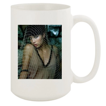 Jessica Biel 15oz White Mug