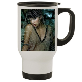 Jessica Biel Stainless Steel Travel Mug