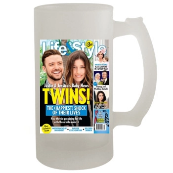 Jessica Biel 16oz Frosted Beer Stein