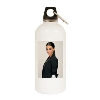 Jessica Lowndes White Water Bottle With Carabiner