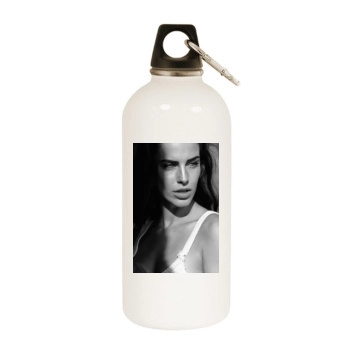 Jessica Lowndes White Water Bottle With Carabiner