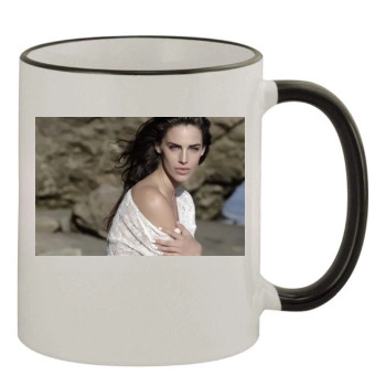 Jessica Lowndes 11oz Colored Rim & Handle Mug