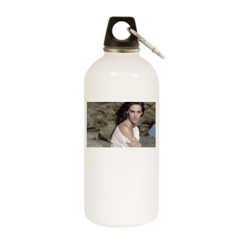 Jessica Lowndes White Water Bottle With Carabiner