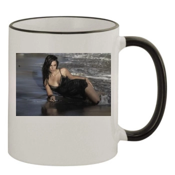 Jessica Lowndes 11oz Colored Rim & Handle Mug