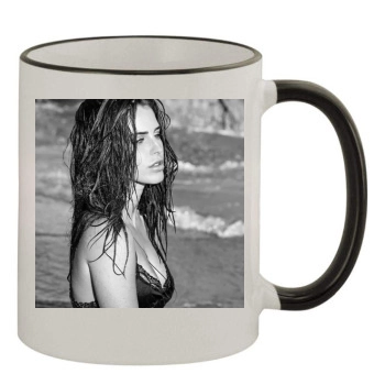 Jessica Lowndes 11oz Colored Rim & Handle Mug