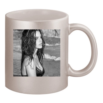 Jessica Lowndes 11oz Metallic Silver Mug