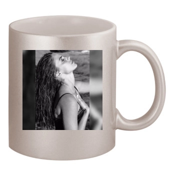 Jessica Lowndes 11oz Metallic Silver Mug