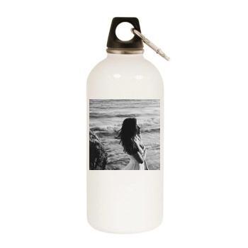 Jessica Lowndes White Water Bottle With Carabiner