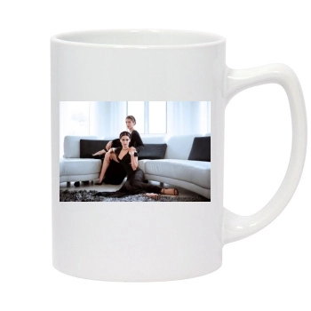 Jessica Lowndes 14oz White Statesman Mug