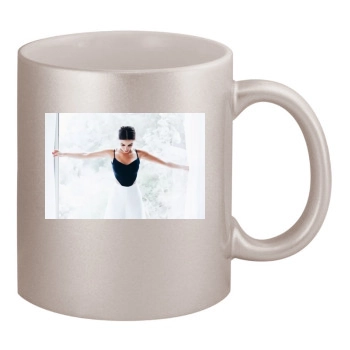 Jessica Lowndes 11oz Metallic Silver Mug