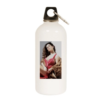 Jessica Lowndes White Water Bottle With Carabiner