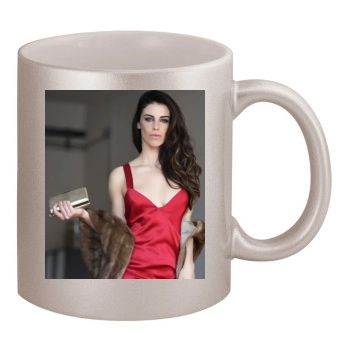 Jessica Lowndes 11oz Metallic Silver Mug