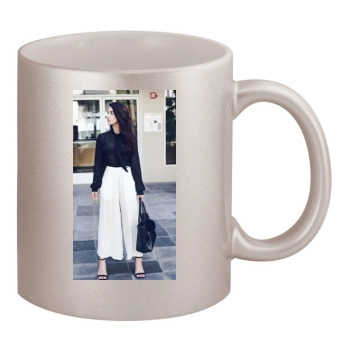 Jessica Lowndes 11oz Metallic Silver Mug