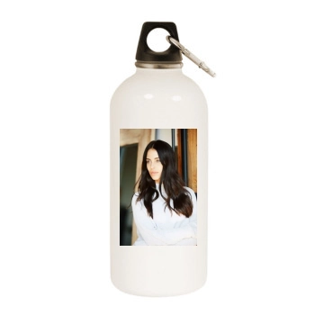 Jessica Lowndes White Water Bottle With Carabiner