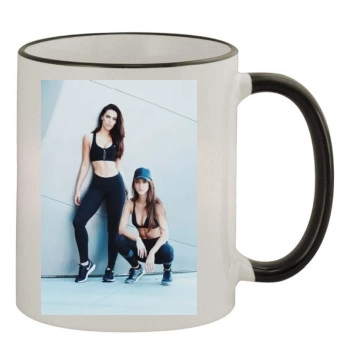 Jessica Lowndes 11oz Colored Rim & Handle Mug