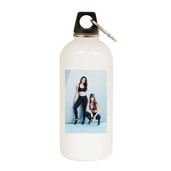 Jessica Lowndes White Water Bottle With Carabiner