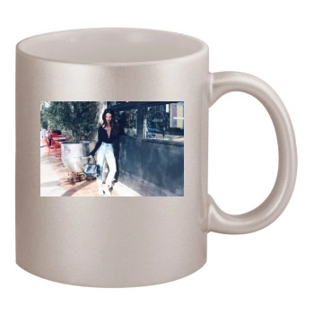 Jessica Lowndes 11oz Metallic Silver Mug