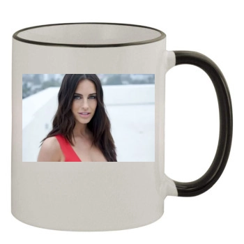 Jessica Lowndes 11oz Colored Rim & Handle Mug