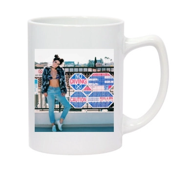 Jessica Lowndes 14oz White Statesman Mug