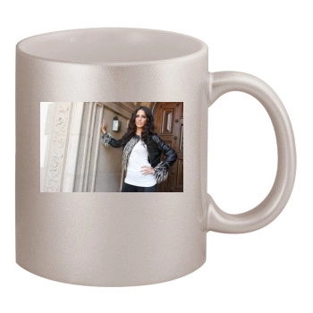 Jessica Lowndes 11oz Metallic Silver Mug