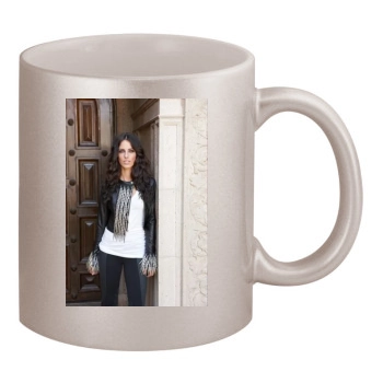 Jessica Lowndes 11oz Metallic Silver Mug