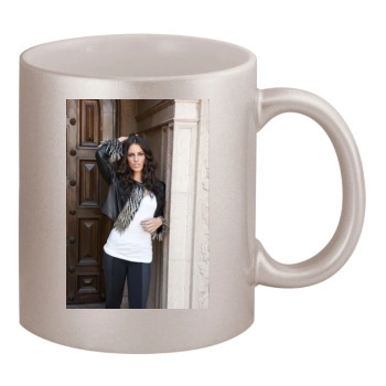 Jessica Lowndes 11oz Metallic Silver Mug