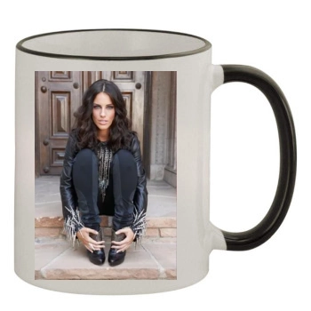 Jessica Lowndes 11oz Colored Rim & Handle Mug