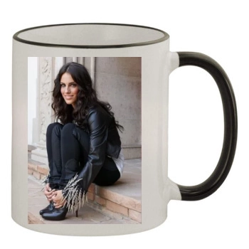 Jessica Lowndes 11oz Colored Rim & Handle Mug