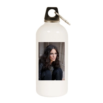 Jessica Lowndes White Water Bottle With Carabiner