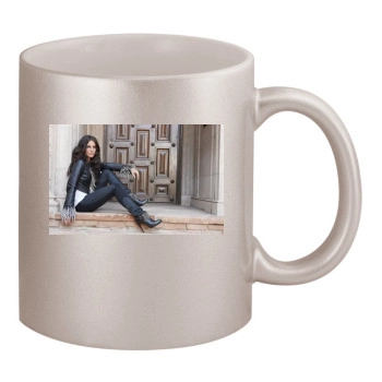 Jessica Lowndes 11oz Metallic Silver Mug