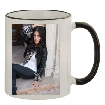 Jessica Lowndes 11oz Colored Rim & Handle Mug