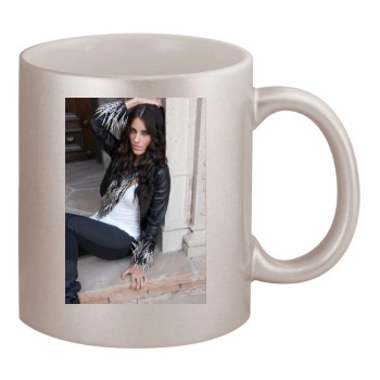 Jessica Lowndes 11oz Metallic Silver Mug