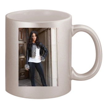 Jessica Lowndes 11oz Metallic Silver Mug