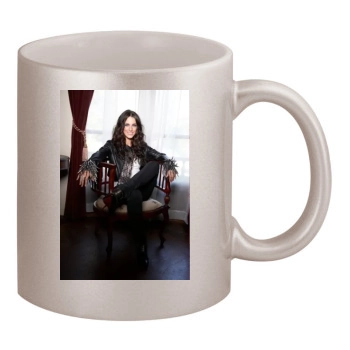 Jessica Lowndes 11oz Metallic Silver Mug