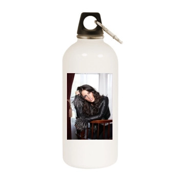 Jessica Lowndes White Water Bottle With Carabiner