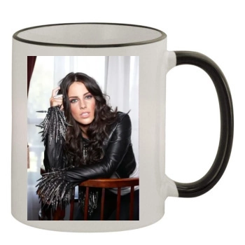 Jessica Lowndes 11oz Colored Rim & Handle Mug