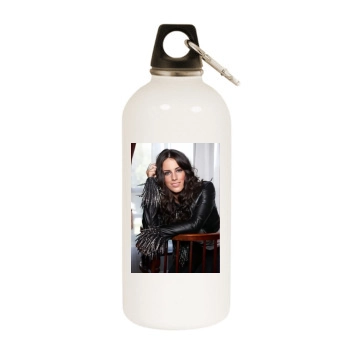 Jessica Lowndes White Water Bottle With Carabiner