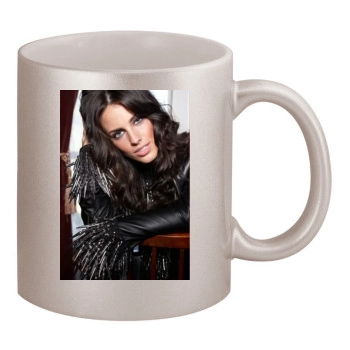 Jessica Lowndes 11oz Metallic Silver Mug