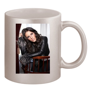 Jessica Lowndes 11oz Metallic Silver Mug