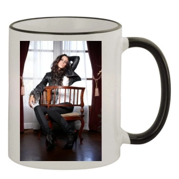 Jessica Lowndes 11oz Colored Rim & Handle Mug