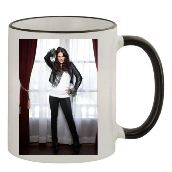 Jessica Lowndes 11oz Colored Rim & Handle Mug