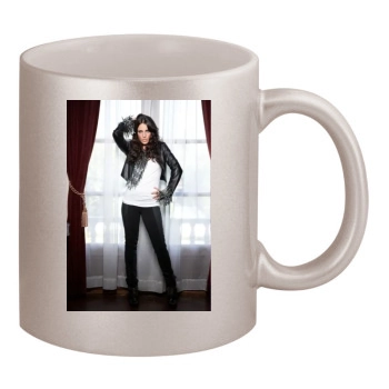 Jessica Lowndes 11oz Metallic Silver Mug