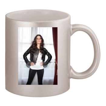 Jessica Lowndes 11oz Metallic Silver Mug