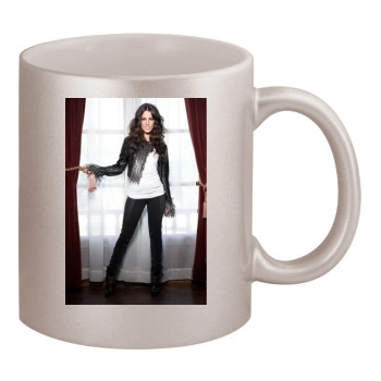 Jessica Lowndes 11oz Metallic Silver Mug